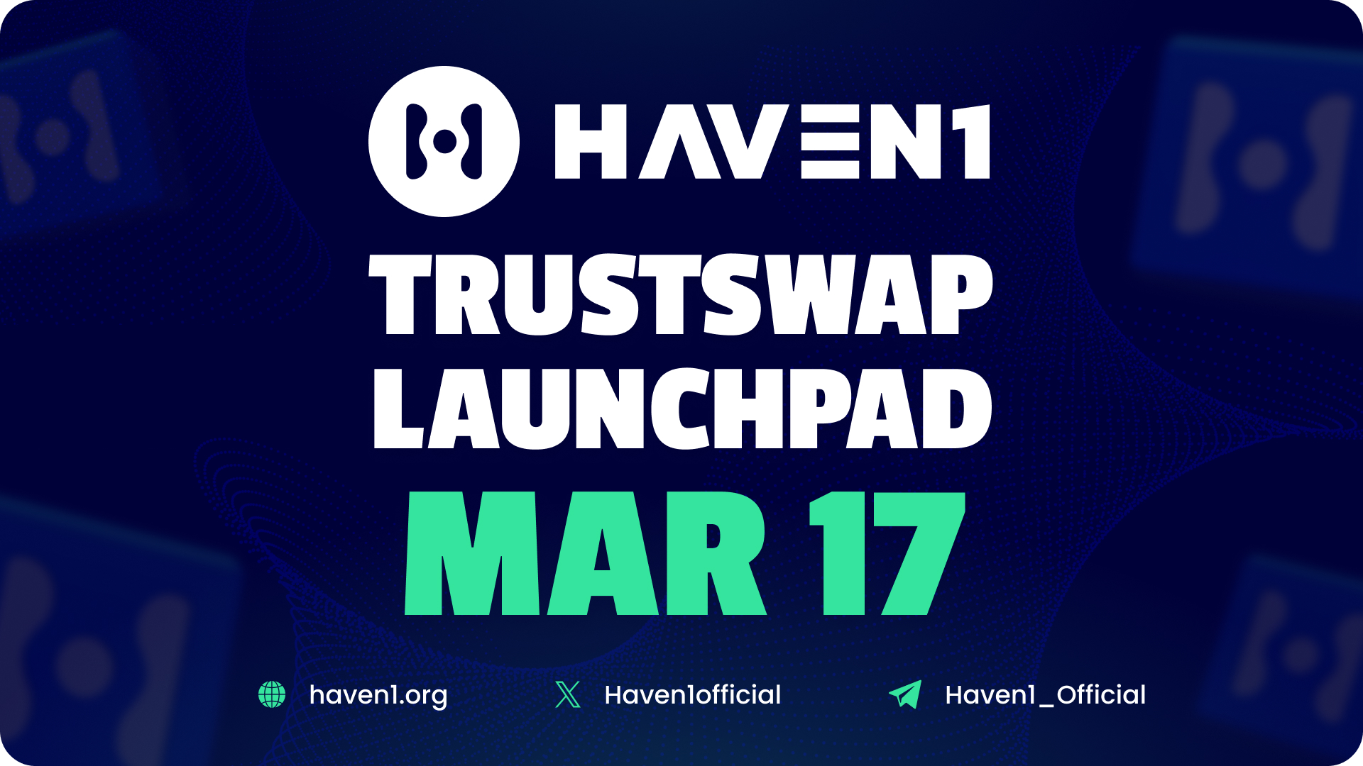 Haven1 Announces Token Offering March 17th on TrustSwap Launchpad