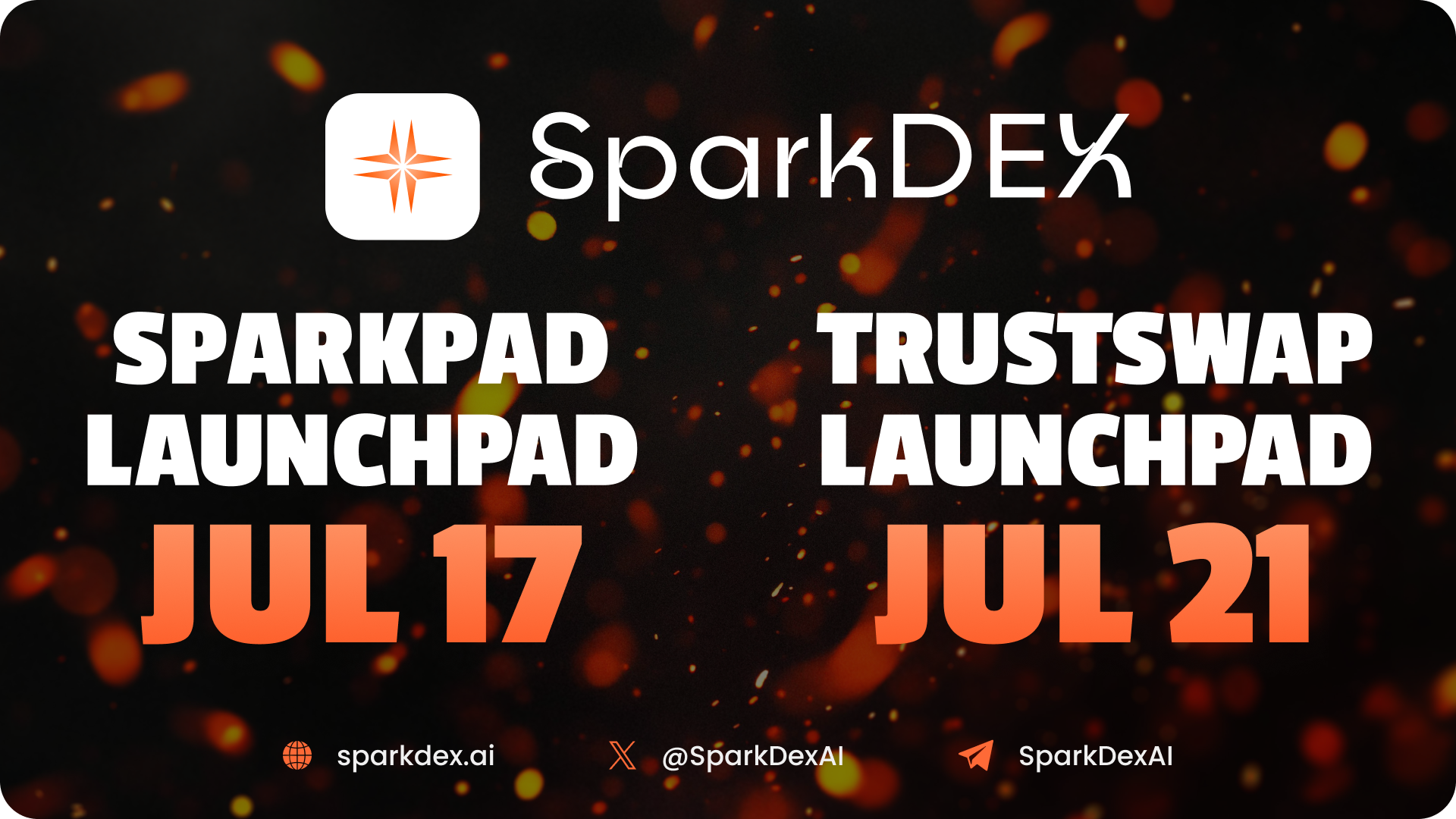 SparkDEX to Launch $SPRK Token on SparkPad and TrustSwap