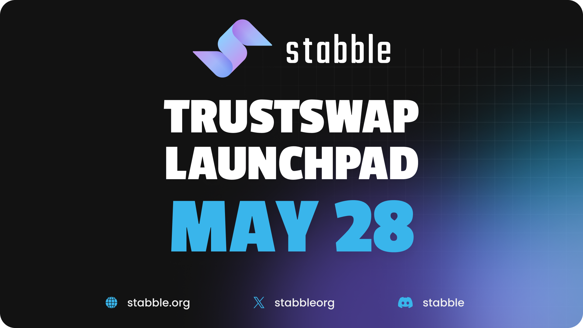 Stabble Announces $STB Token Offering May 28th on TrustSwap Launchpad