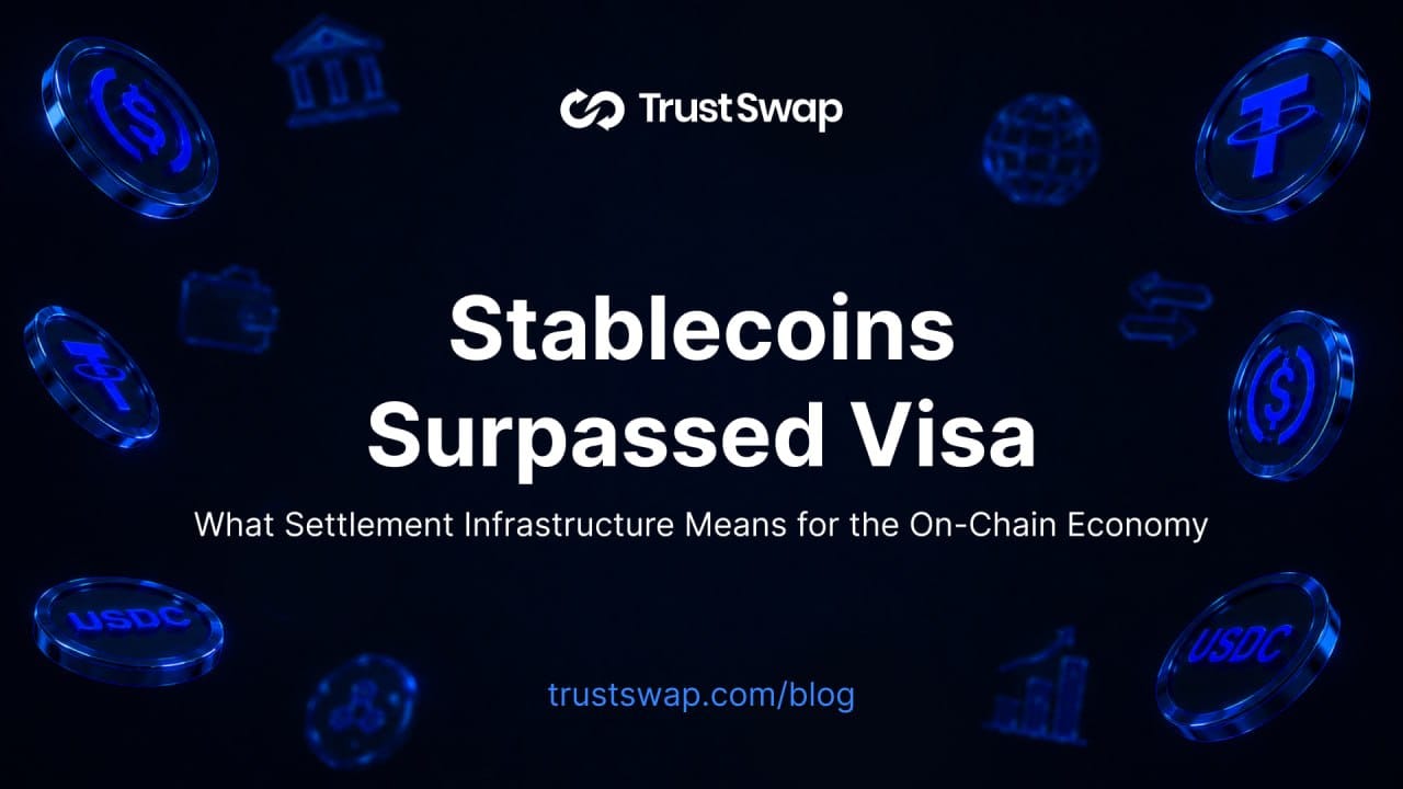 Stablecoins Surpassed Visa: What Settlement Infrastructure Means for the On-Chain Economy