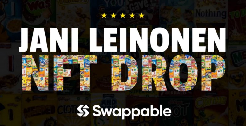 Swappable Is Live: 1st NFT Drop From World-Renowned Artist Jani Leinonen