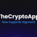 The Crypto App supports Algorand