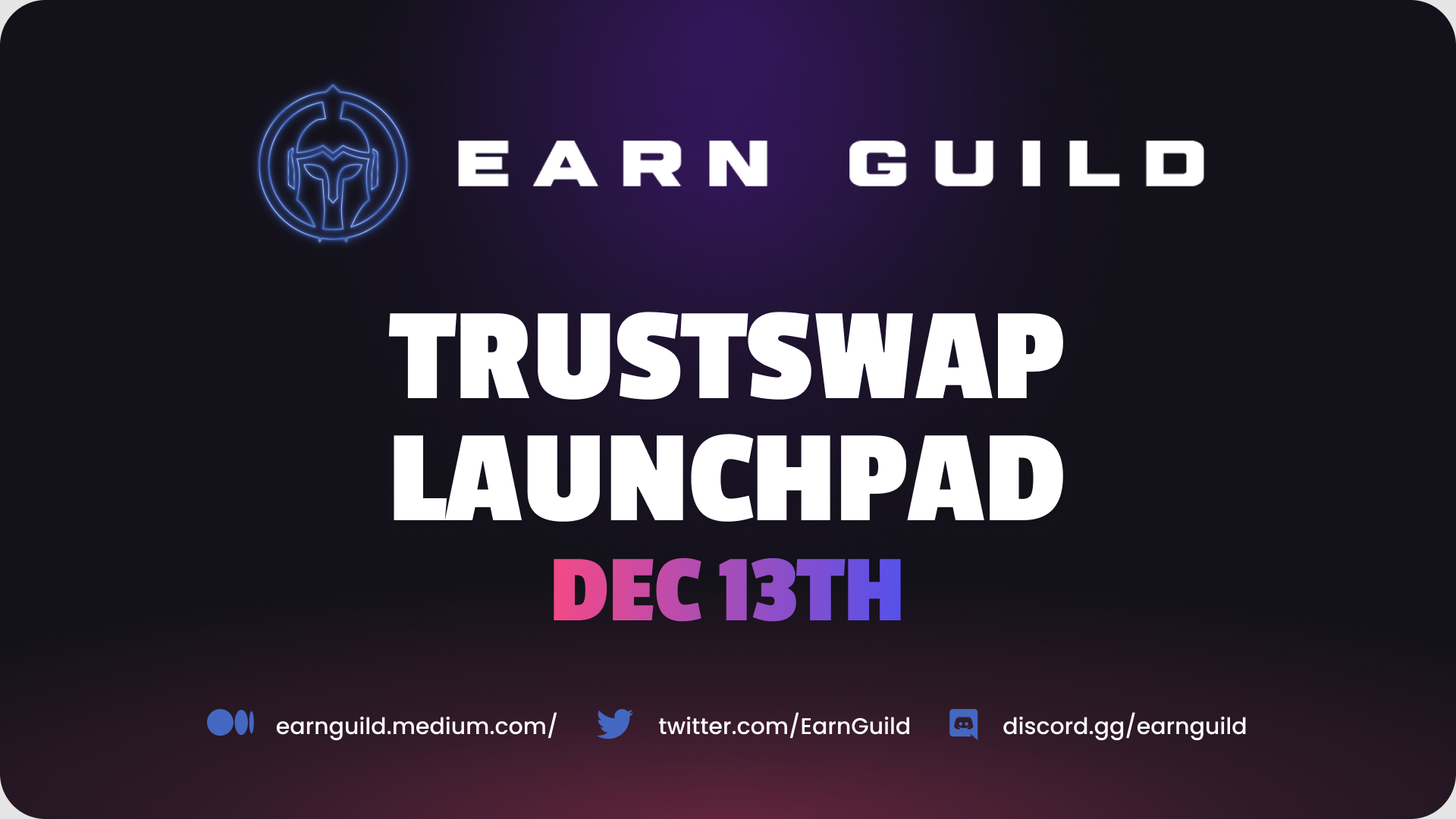 Earn Guild Announces Token Offering Dec. 13th on TrustSwap Launchpad