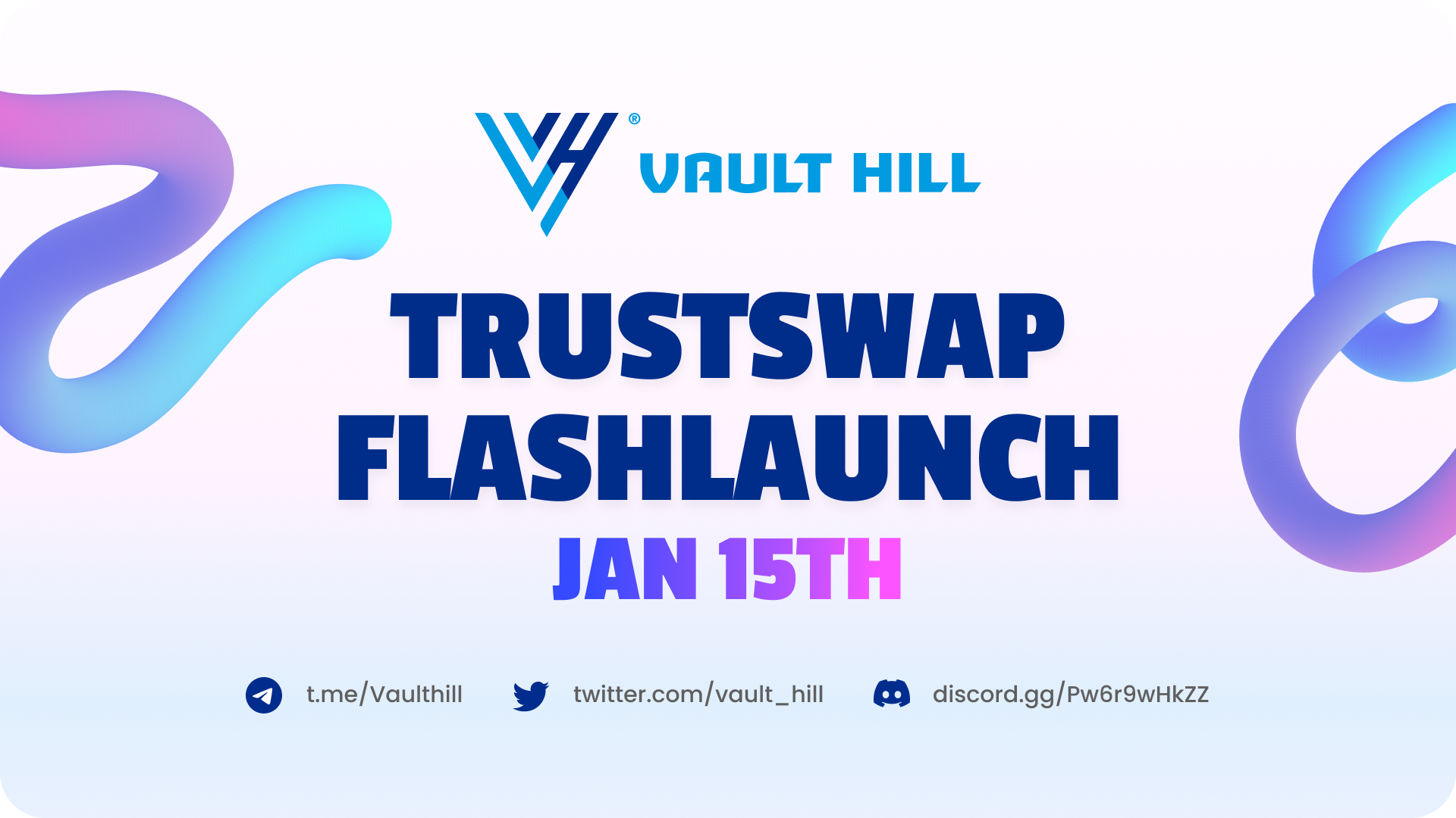 Vault Hill Announces January 15th FlashLaunch With TrustSwap