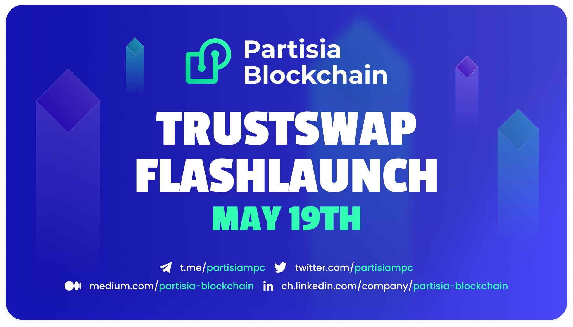 Partisia Announces May 19th FlashLaunch on TrustSwap Launchpad