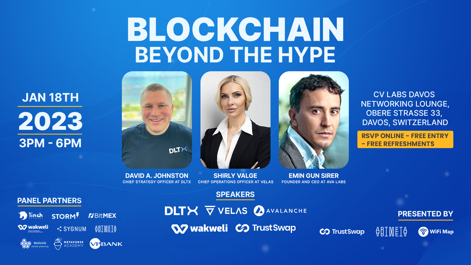 TrustSwap and Friends Host Live Blockchain Event in Davos