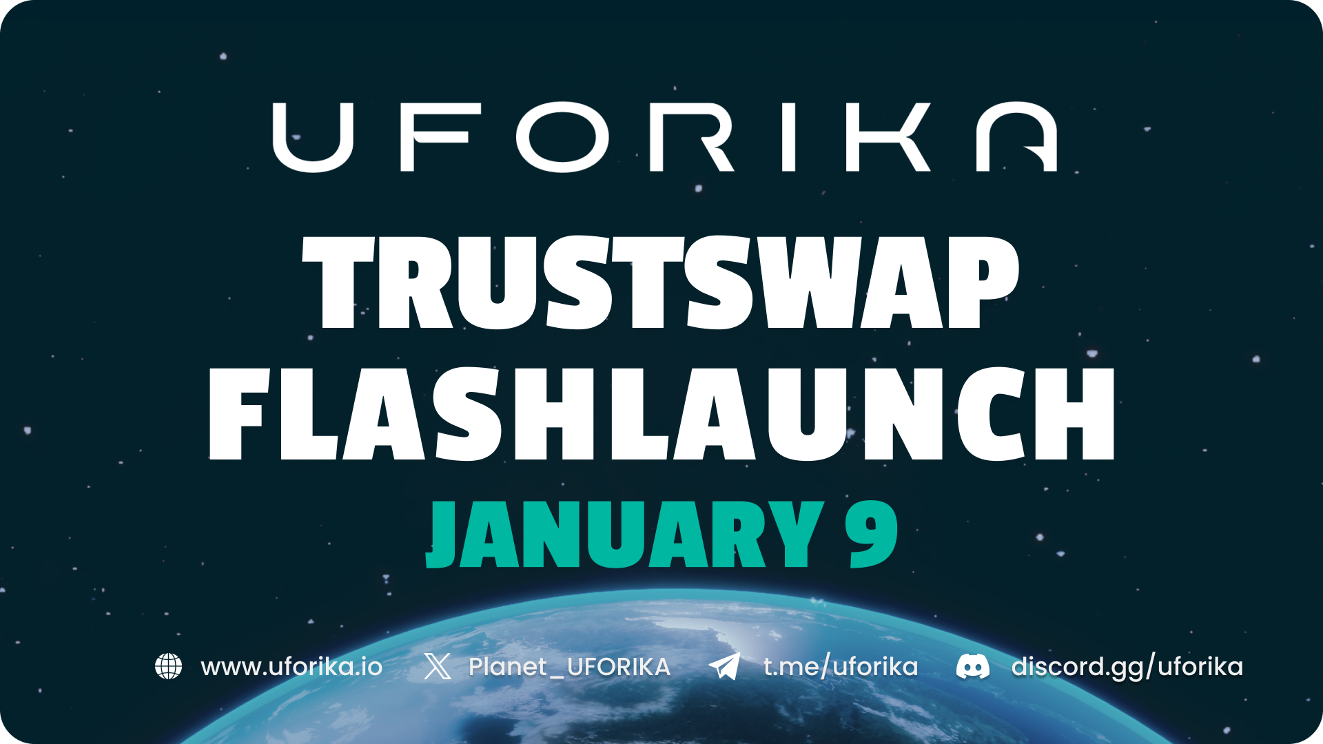 UFORIKA Announces January 9th FlashLaunch on TrustSwap Launchpad